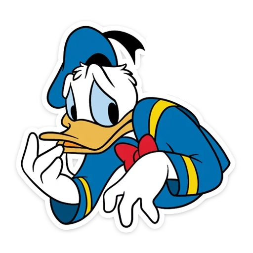 donald, donald duck, donald duck 18, autocollant donald duck mickey