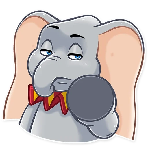 l'elefante dumbo, adesivi disney dumbo
