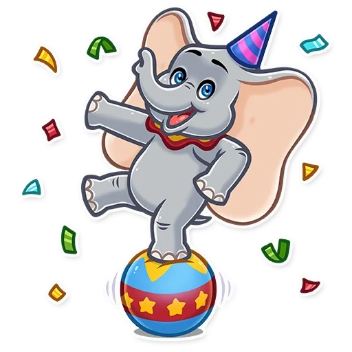 dumbo, cirque des éléphants, éléphant de cirque, éléphant de cirque, cartoon circus elephant