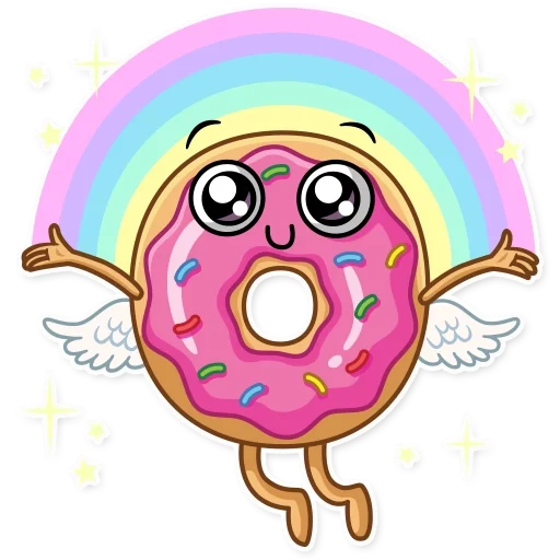 le ciambelle, ciambella kawai, le ciambelle, donut art cute, schizzo di ciambella