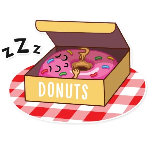 donat, donat, gambar donasi, kotak dengan gambar donat