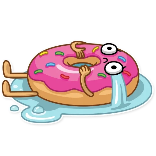 le ciambelle, le ciambelle, cartoon donut