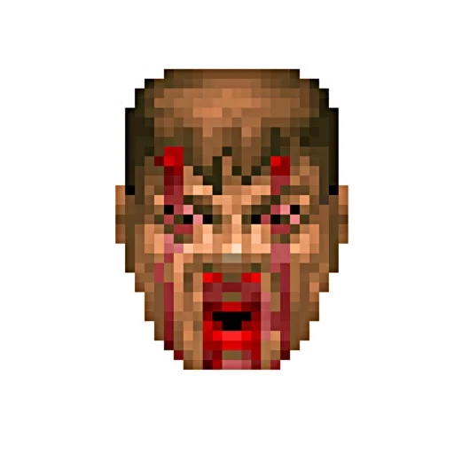 seka, malapetaka, wajah malapetaka, game retro, wajah doomguy