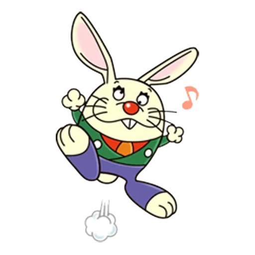 rabbit, colored hare, klipper rabbit, jumping rabbit
