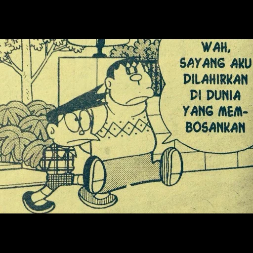 komik, nobita, девушка, doraemon, peanuts hip-hop