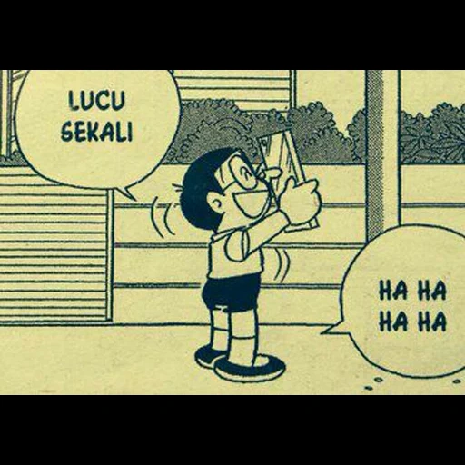 asiático, nobita, doraemon, kartun lucu, he always good