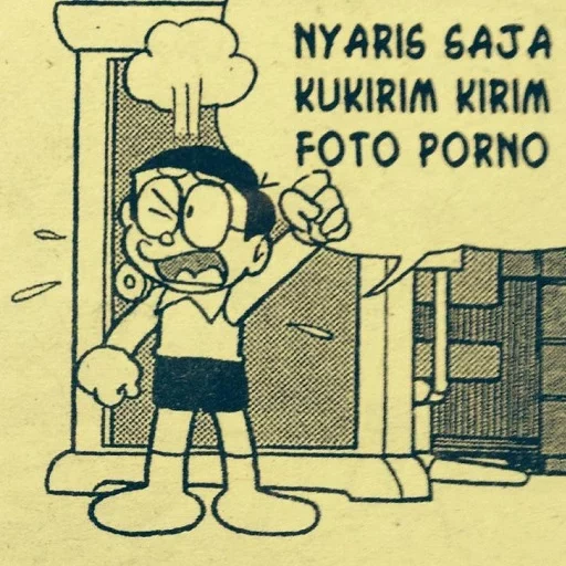 orang asia, nobita, doraemon, doraemon nobita, olololololgeb