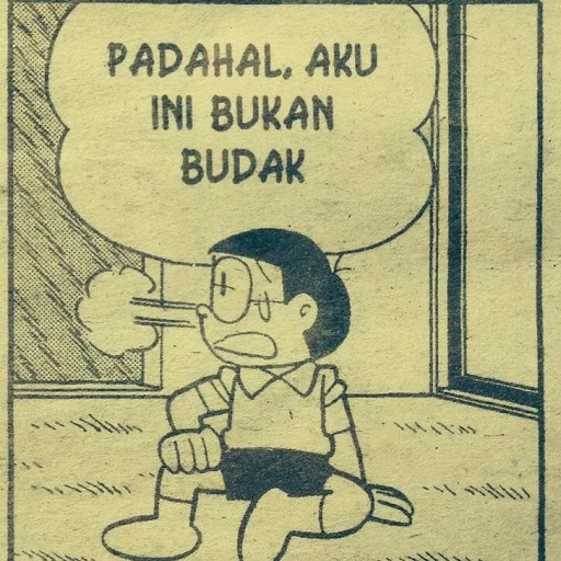 komik, bukan, nobita, junge frau, doraemon