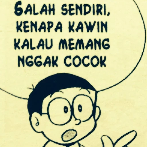 hari, nobitba, doraemon, kata kata, doraemon nobita