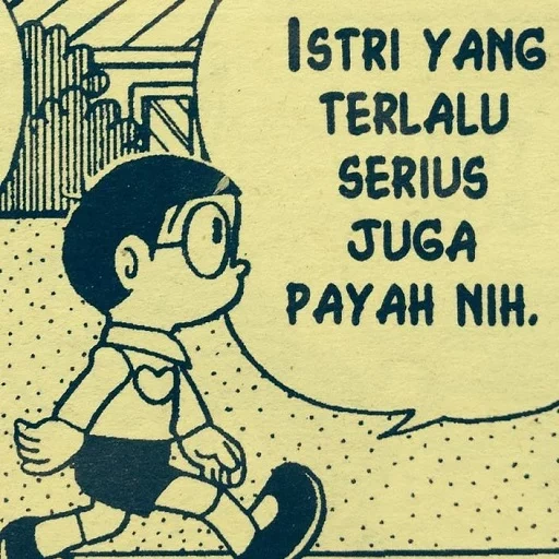komik, nobita, junge frau, doraemon, kartun lucu