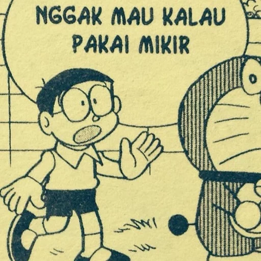 awam, hari, komik, nobita, doraemon