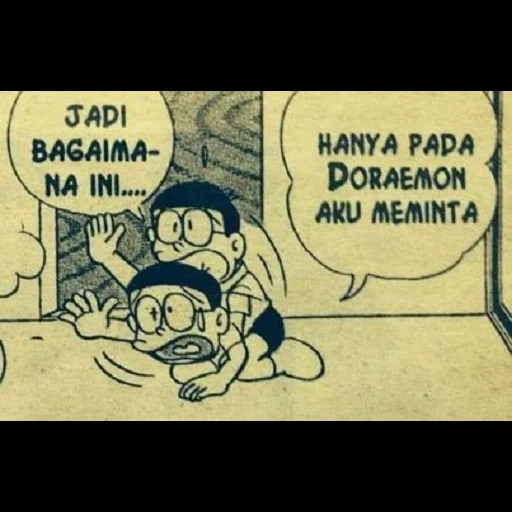 komik, nobita, wanita muda, doraemon, bercanda tentang hirsch kecil