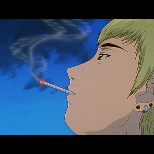 teacher otsuka, cool teacher of otsuka, cool teacher otsuka smokes, animation cool teacher otsuka, cool teacher onibaku onizuka