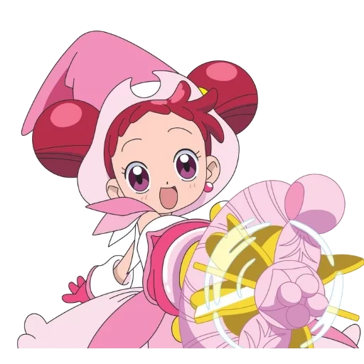 девушки аниме, magical doremi, ojamajo doremi, doremi harukaze, рорикон ojamajo doremi