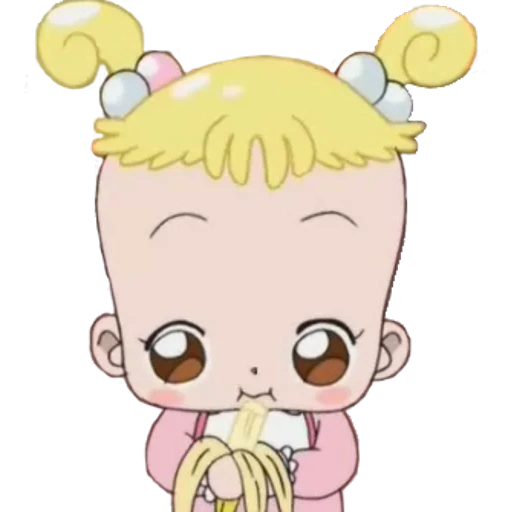 anak, karakter chibi, karakter anime, anime todderon, layar sharp ojamajo doremi