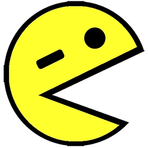 text, pak männer, packman spiel, emoji pakman, smiley packman