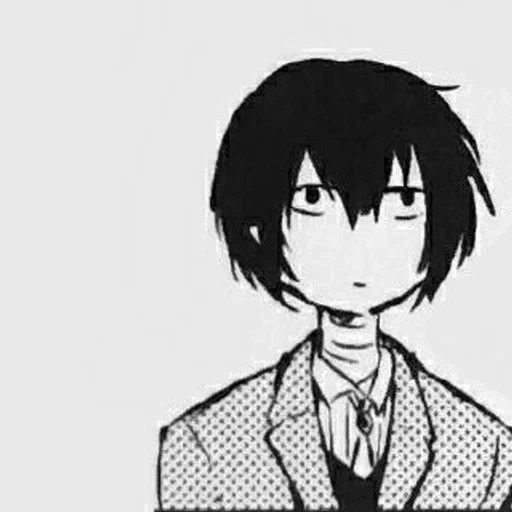 dazai, dadzai, manga dazai, osamu dadzai, anime akutagawa ryunoske