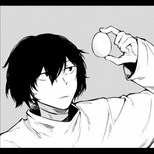 osamu dazai, dazai, figure, cartoon characters, cartoon character