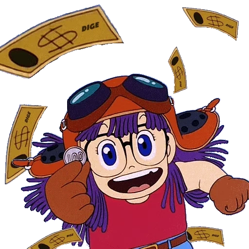 arale, аниме, dr slump, старые аниме, robert slump аниме