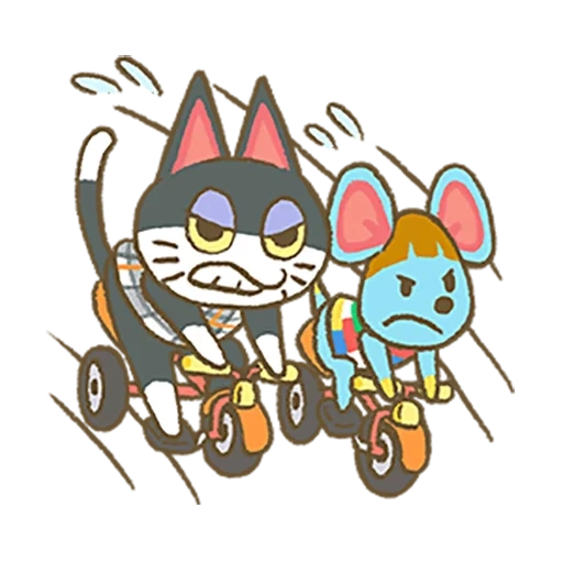 pack, animal fofo, animal crossing cat punchy