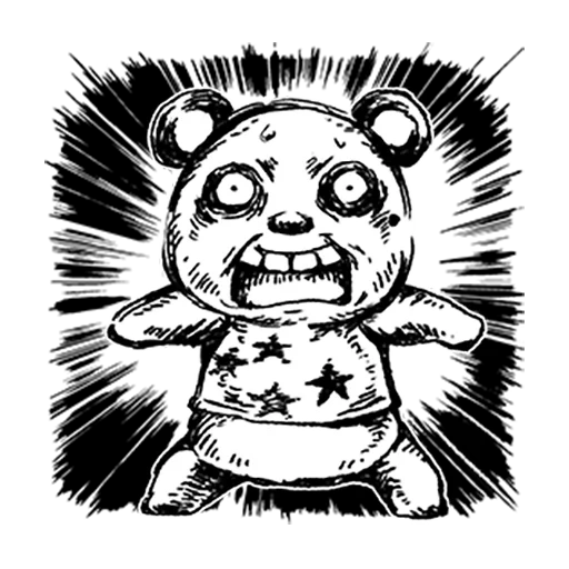gracioso, carl fernand, malvado teddy, patrón de oso