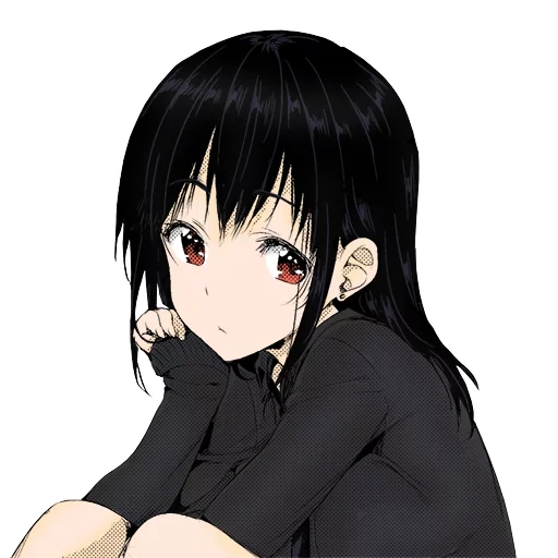 figure, gothic animation, anime girl, cartoon character