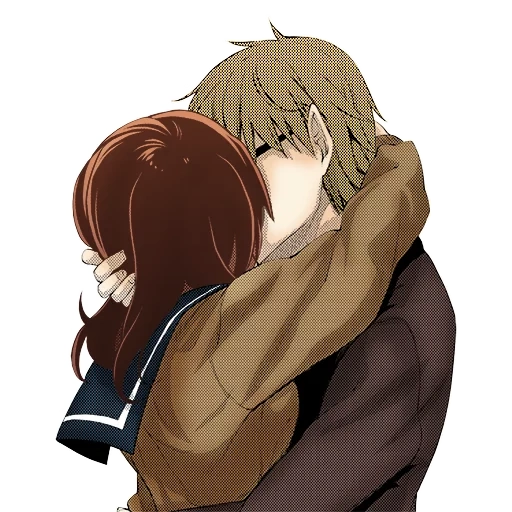 figure, anime lovers, animation art, cartoon character, cute cartoon couple