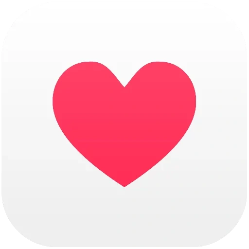 heart, heart flat, heart-shaped badge, tiktok's heart, small heart