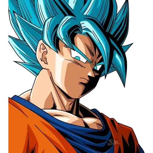 goku, wukong ssj blue, dragon ball, wukong super saiya, dragon ball super