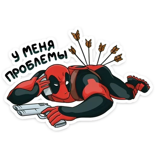 deadpool, deadpool, deadpool, deadpool of the press, grandma sticker