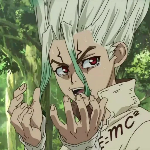 dr stone, dr stone goul, anime dr stone, dr stone senka, ace art with dr stone