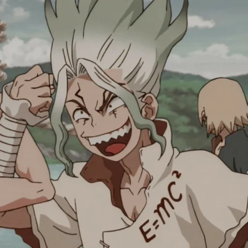 dr stone, dr stone zxc, anime dr stone, dr stone ryusui, anime dr stone senka gene