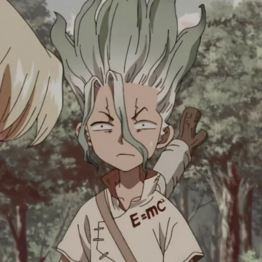 dr stone, anime dr stone, dr stone kohaku, anime golopik senka, anime dr stone ryusui