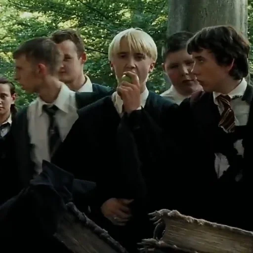 draco malfoy, harry potter, tahanan harry potter, harry potter prisoner azkaban, draco malfoy prisoner azkaban