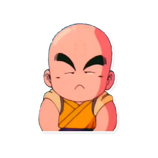 аниме, krillin, человек, krillin магия, курилин драгонболл