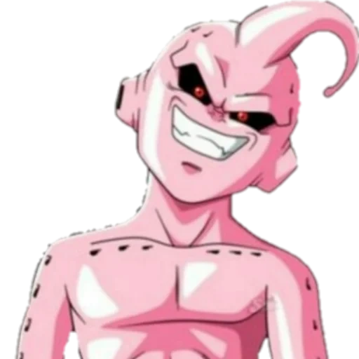 buu, dragon ball, kid buu rap art, dragon ball super, dragon ball bp hérite du héros