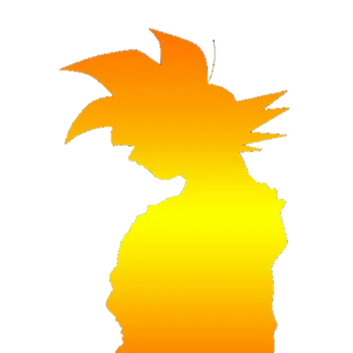 anime, human, the silhouette of anime, dragon pearls, the silhouette of anime head