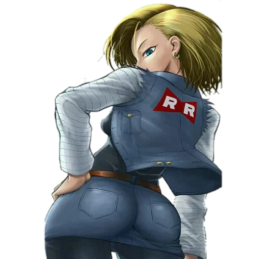 android 18, dragon ball, popa android 18, dessins de filles d'anime