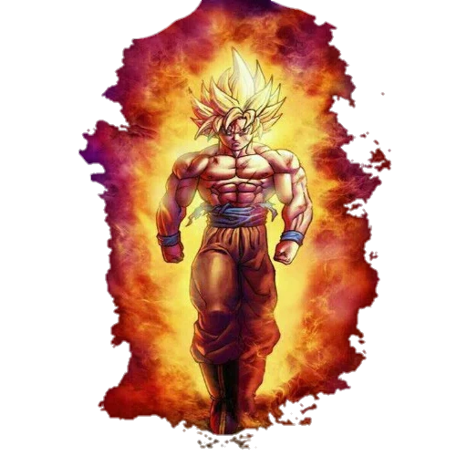 sleep goku, perlas de dragón, dragon ball z goku, dragon pearls super, song goku super sayyan art