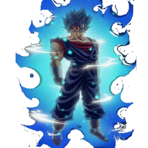 goku, saiyan, goku ssb kaioken, super saiyan blue aura, song wukong super saiyan god blue