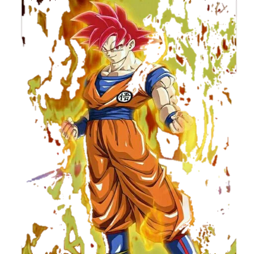 goku, saiyan, song wukong, super saiyan god, goku super saiyang god