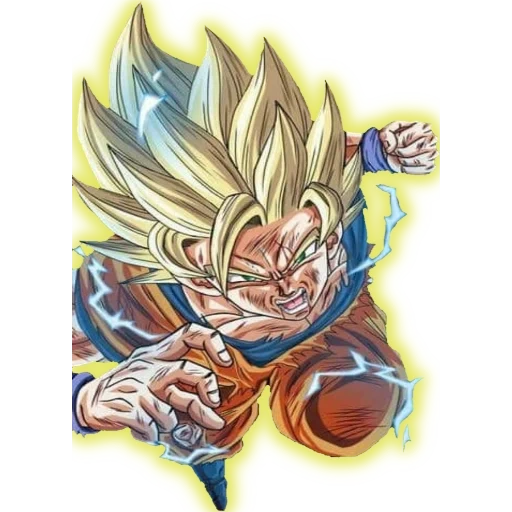 goku, saiyan, goku ssj5, goku gt ssj, campo di gas della palla di dragon