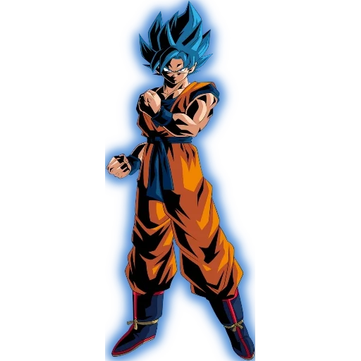 goku, saiyan, aura de goku, súper azul, bola de dragon ssjgssj