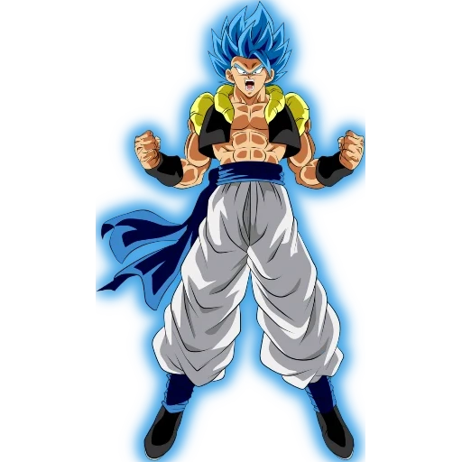 gogeta, dragon ball, gogaita dragon ball, super sai yan blue, super saiyan gogutha