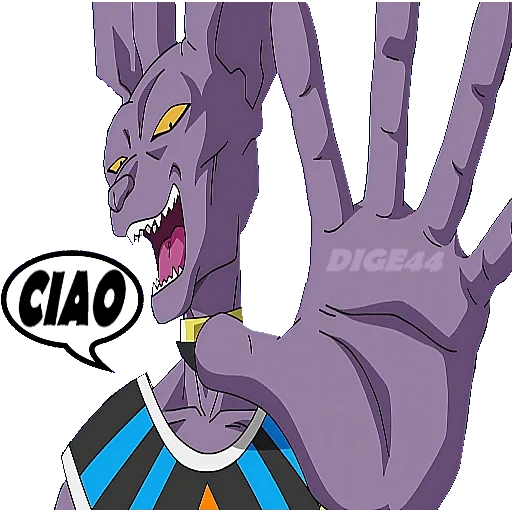 parker, beerus, dragon ball, dragon ball chao