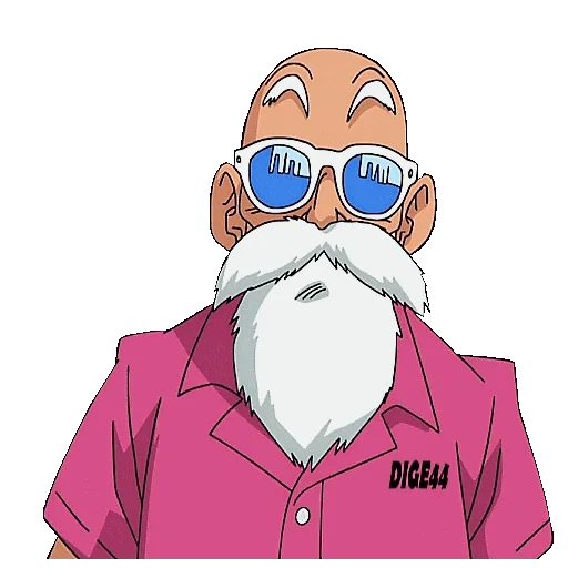 master roshi, grand rossi rapper, dragon ball, dragon ball chao