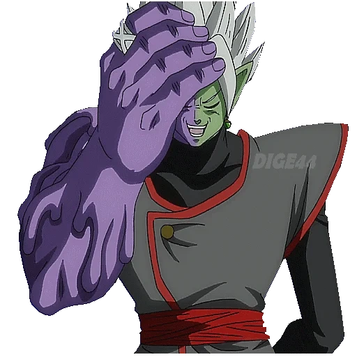 аниме, zamasu, fusion zamasu, драконий жемчуг, драконий жемчуг супер