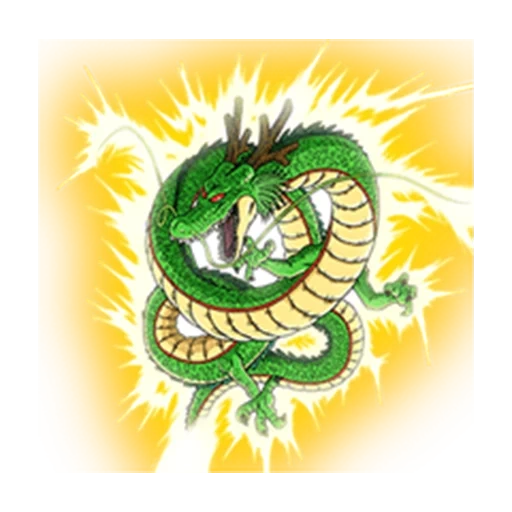 shenron, la serpiente del dragón, dragón verde