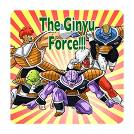 fuerza ginyu, cosas ginyu, perlas de dragón, ginyu tokusentai, armadura de fuerza ginyu