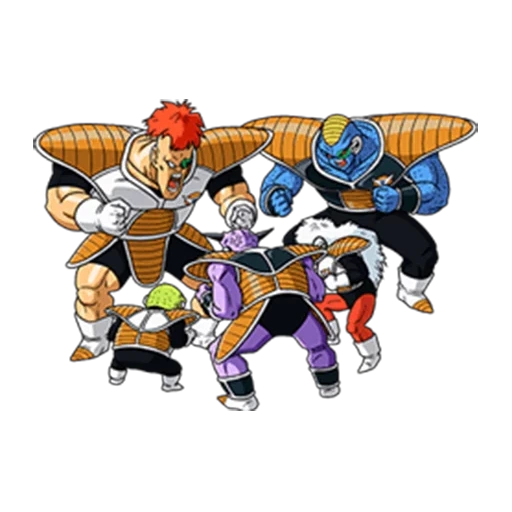 la forza di ginyu, kinyo toxentai, sfere del drago, ginyu tokusentai, dragon ball legend spark fire jinyu